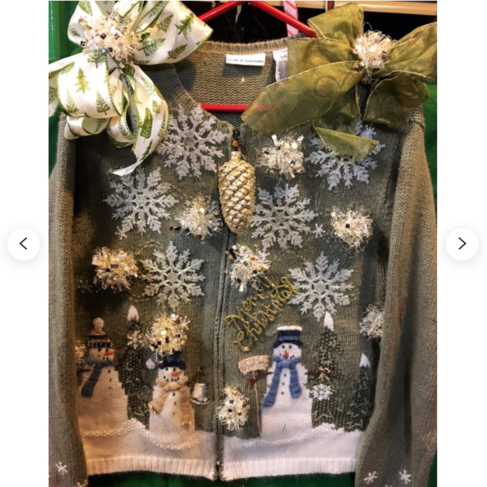 Ugly Christmas Sweater Contest Winner!! Large